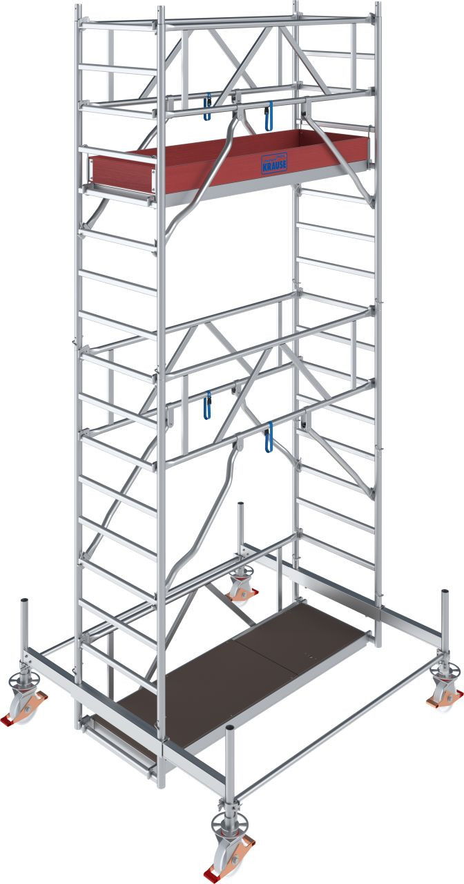 Krause STABILO Professional gurulóállvány, 100 -as sorozat, mezőméret: 2 m x 0.75 m, munkamagasság: 5.5 m termék fő termékképe