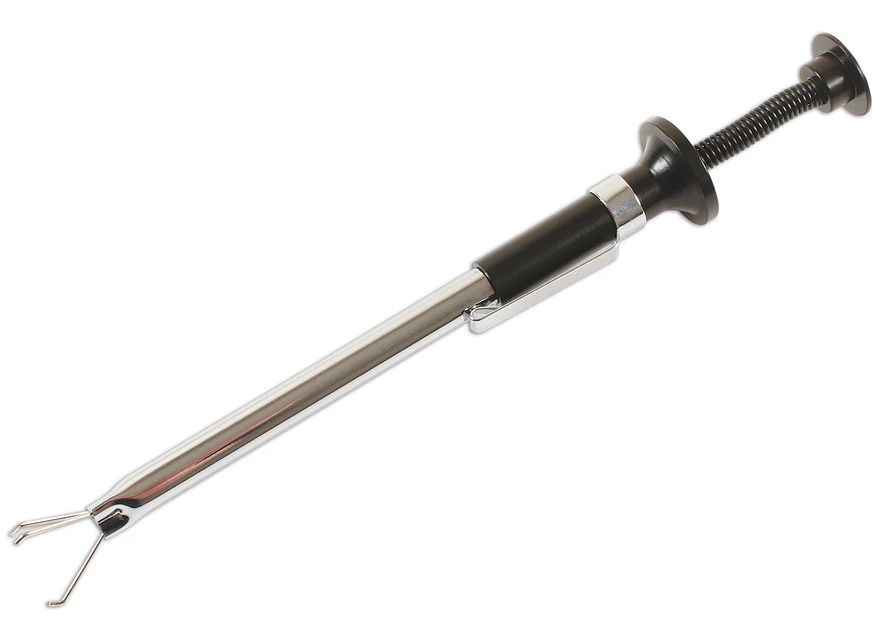 Laser Tools LAS-7743 mini 3-karmos csavarfelszedő csipesz, 165 mm termék fő termékképe