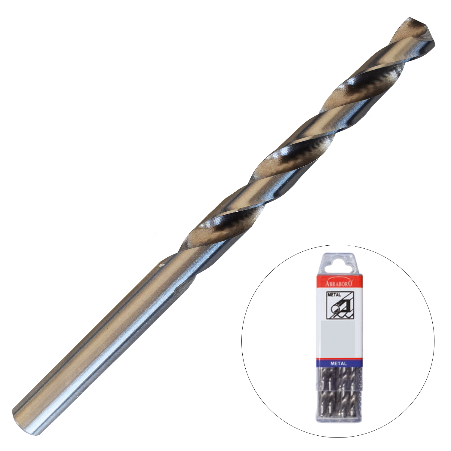 Abraboro 10 x 133 / 87 mm HSS-GS fémfúró X-Pack, 10 db/csomag termék fő termékképe
