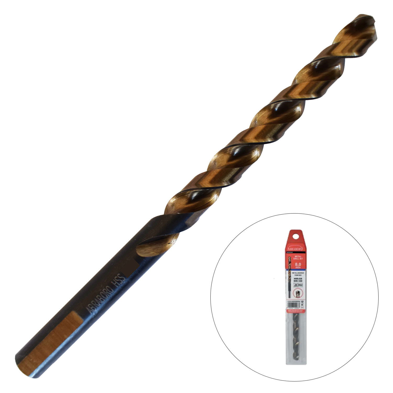 Abraboro 9 x 125 / 81 mm MULTISPEED HSS-GS fémfúró háromszög szárral, EV-Pack termék fő termékképe