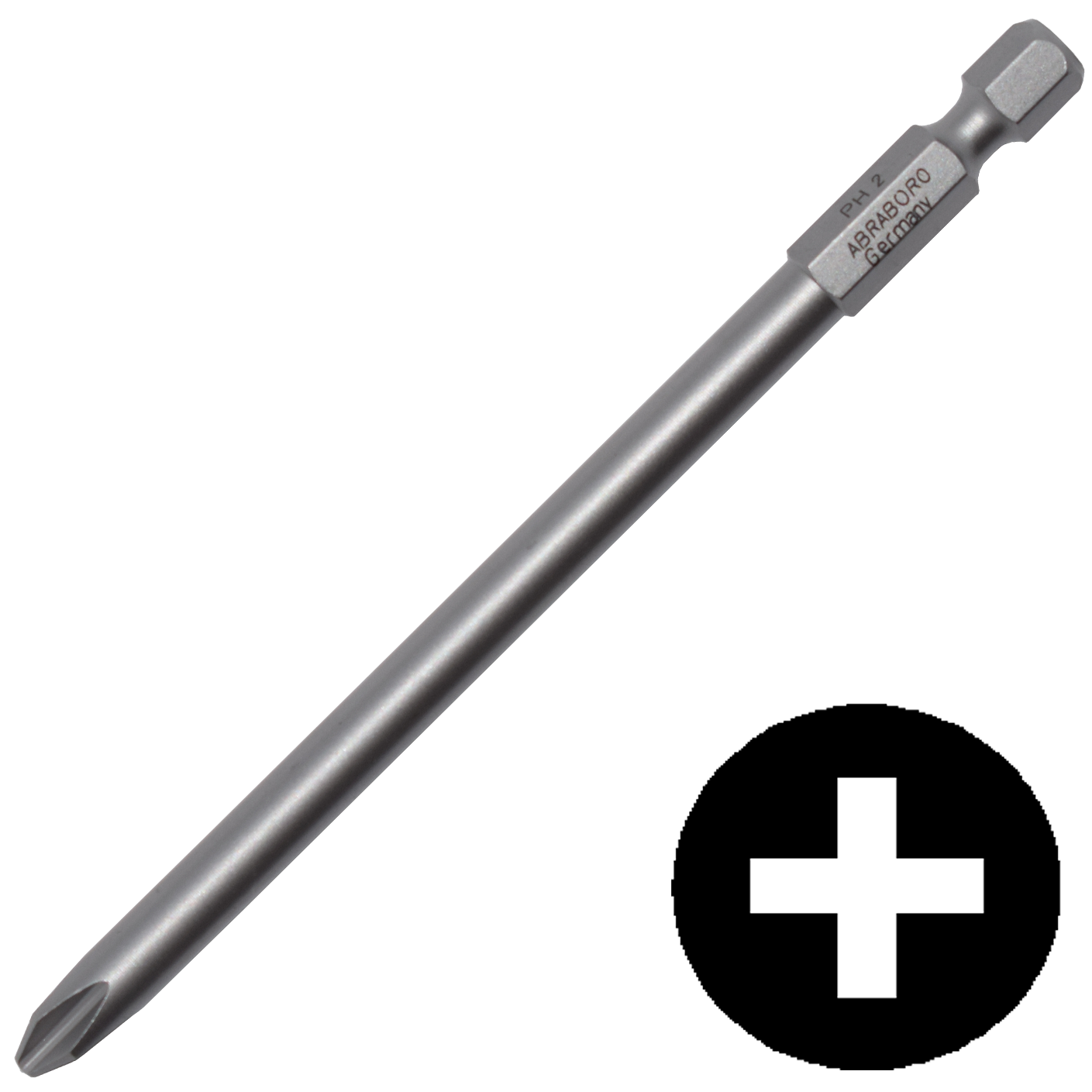 Abraboro PH 2 x 110 mm Phillips SUPRA bit, 3 db/csomag termék fő termékképe