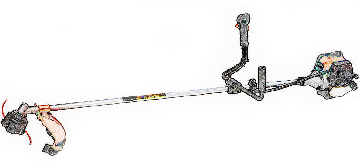 Robbanómotoros kétkaros damilfejes fűkasza kölcsönzés termék fő termékképe