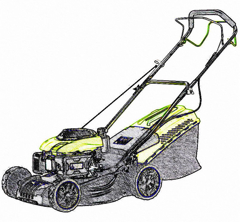 Robbanómotoros önjáró fűnyíró kölcsönzés termék fő termékképe