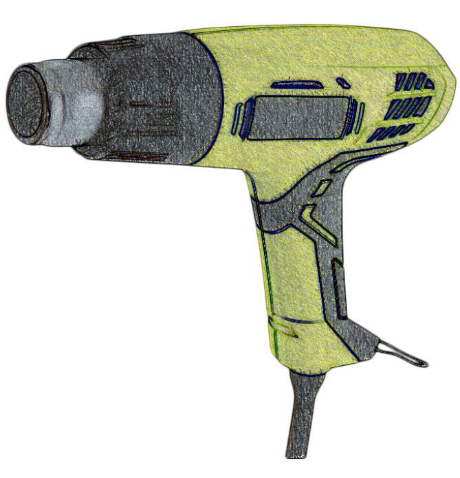 Hálózati kézi hőlégfúvó kölcsönzés termék fő termékképe