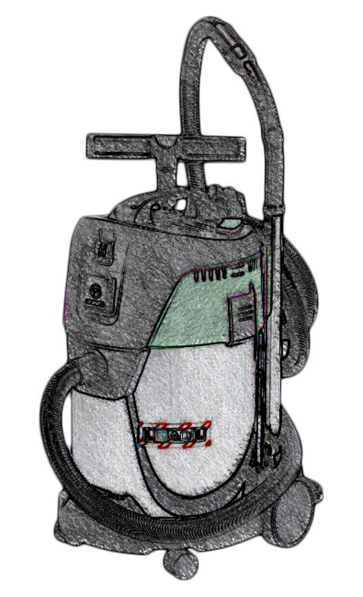 Hálózati ipari száraz porszívó kölcsönzés termék fő termékképe