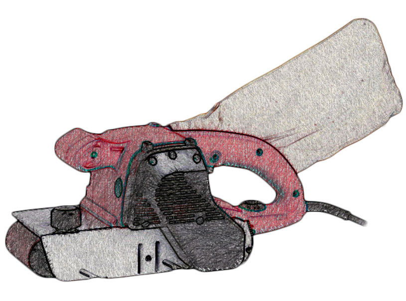 Hálózati szalagcsiszoló kölcsönzés termék fő termékképe