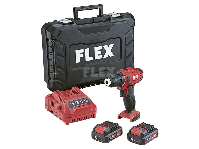 FLEX DD 2G 10.8 LD BC 2,5 Ah Set akkus fúró-csavarozó (2 x 2.5 Ah Li-ion akkuval) termék fő termékképe
