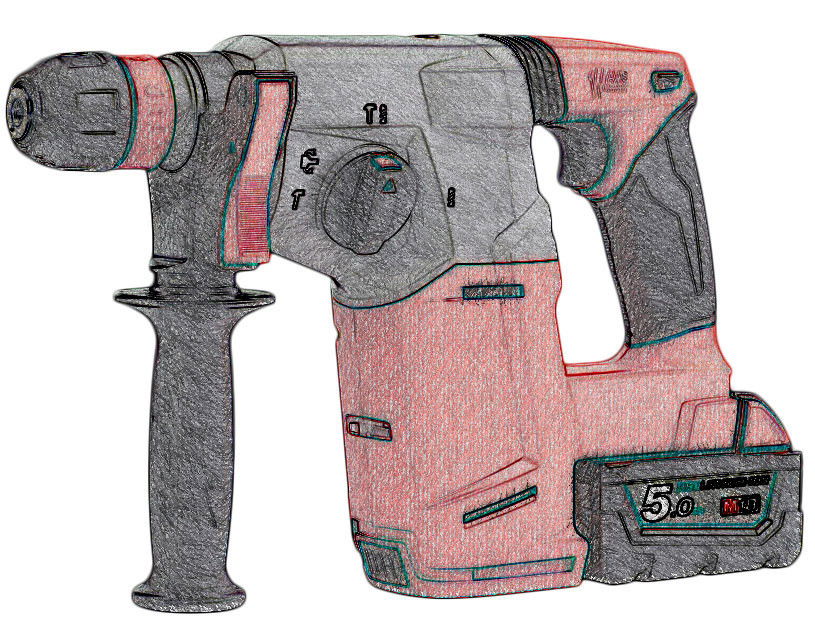 18 V akkus SDS-plus fúrókalapács kölcsönzés termék fő termékképe