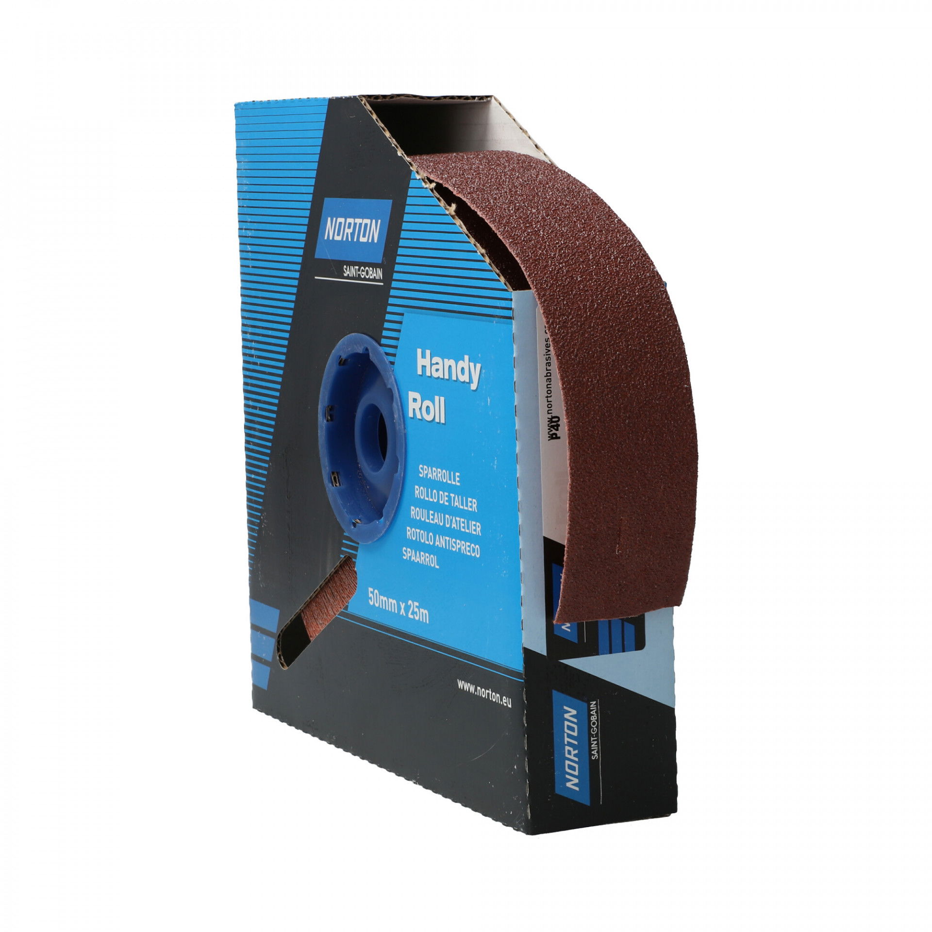 Norton R222 csiszolóvászon műhelytekercs 50mmx25m P40 termék fő termékképe