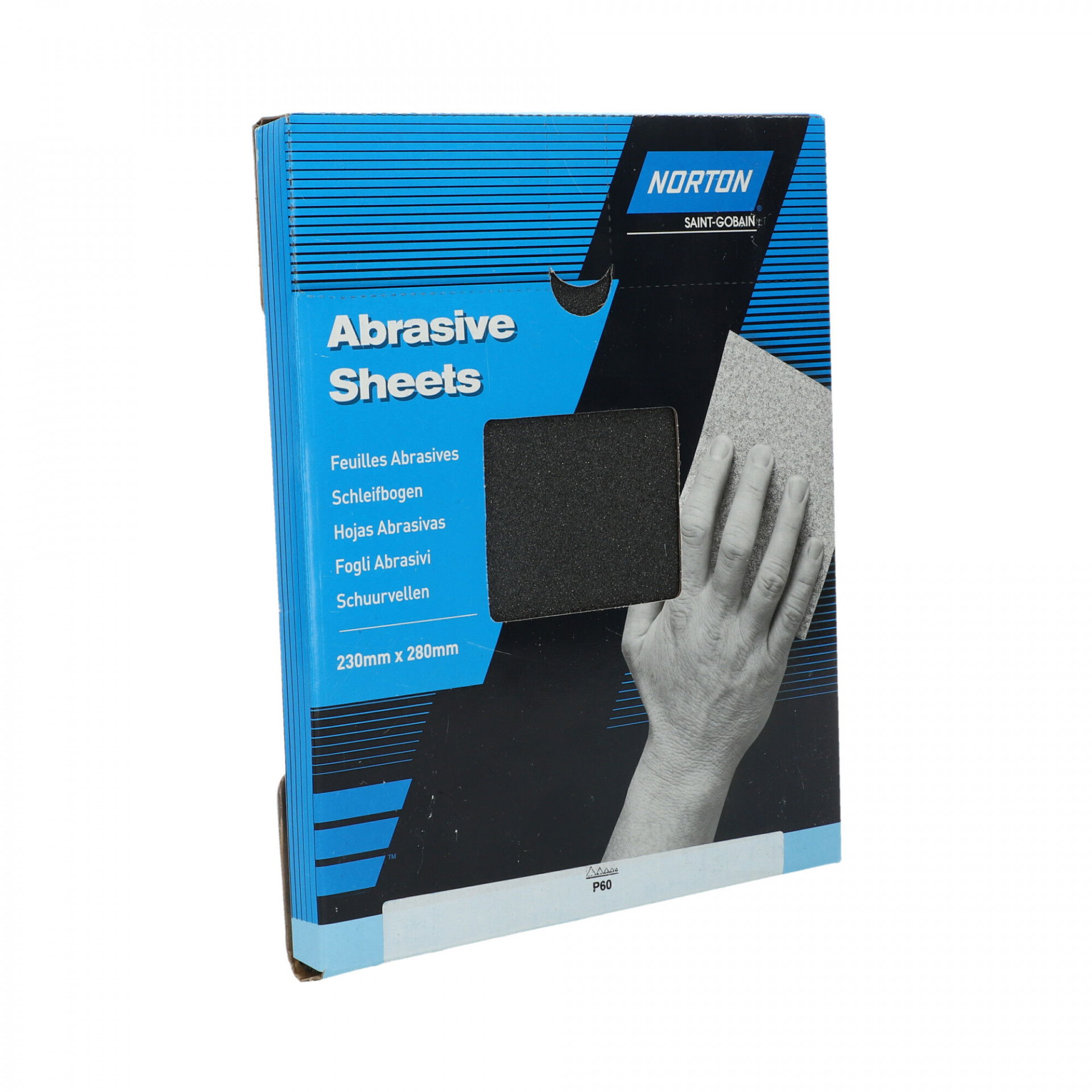 Norton T489 vízálló csiszolópapír 230x280mm P60, 50 db/csomag termék fő termékképe