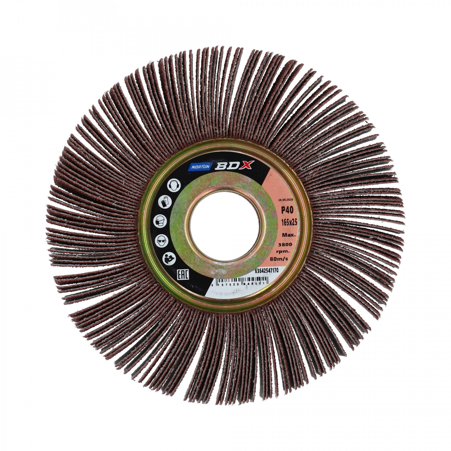 Norton R207Plus szaturnusz lamellás csiszolókorong Ø165x25x32mm P40 termék fő termékképe