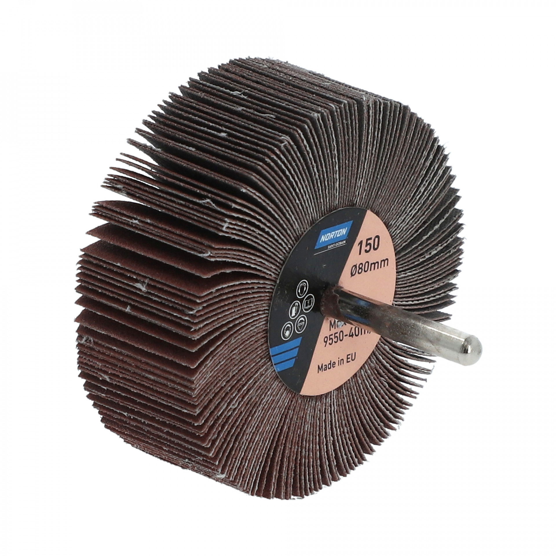 Norton Metal R207Plus csapos lamellás csiszolókorong Ø80x30x6mm P150, 10 db/csomag termék fő termékképe