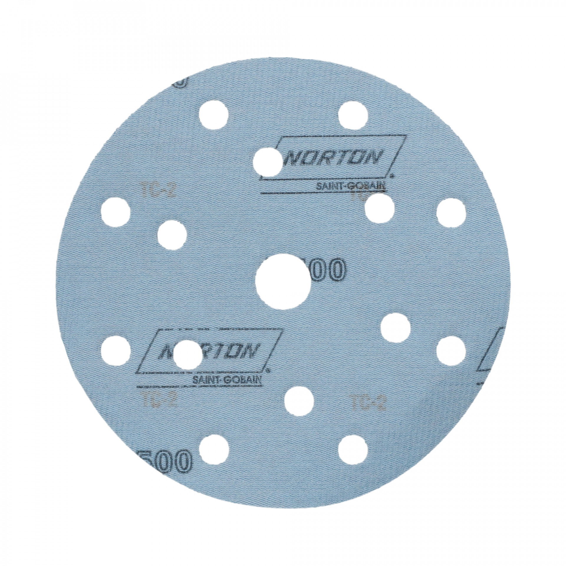 Norton Pro Plus A975 tépőzáras csiszolókorong Ø150 mm 14+1 Lyukas P500, 100 db/csomag termék fő termékképe