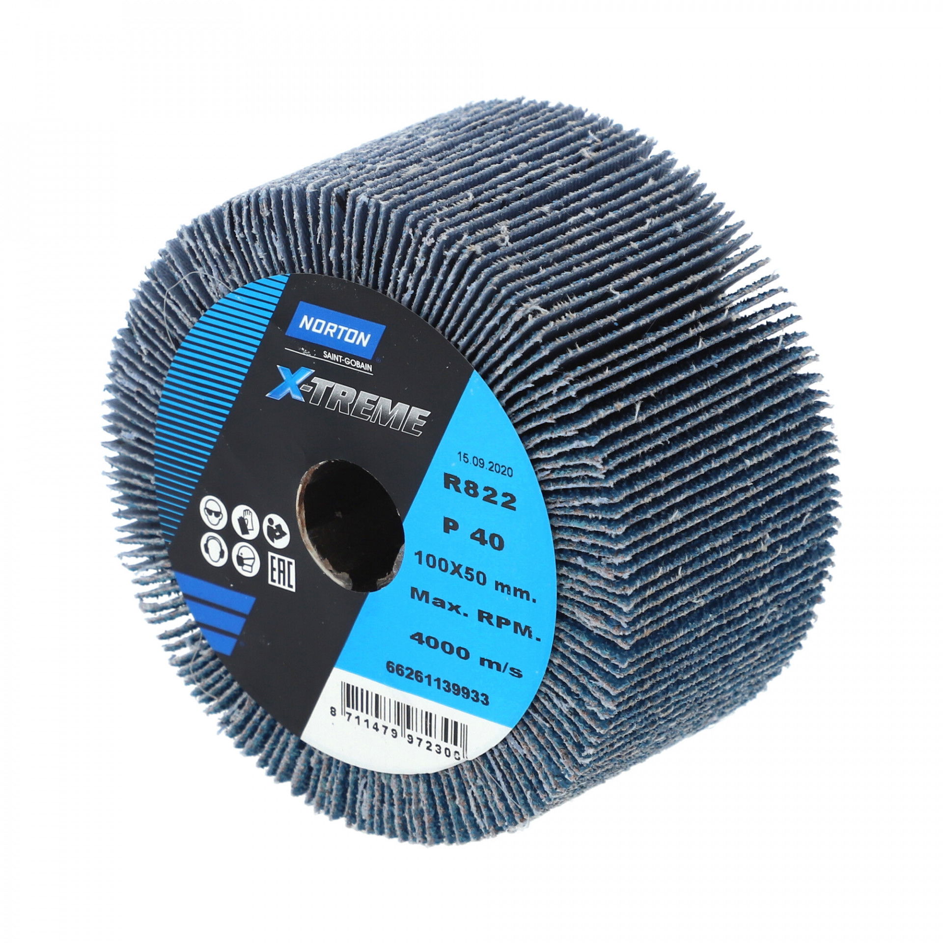 Satinex X-Treme R822 lamellás csiszolókorong Ø100x50x19,1mm P40 termék fő termékképe