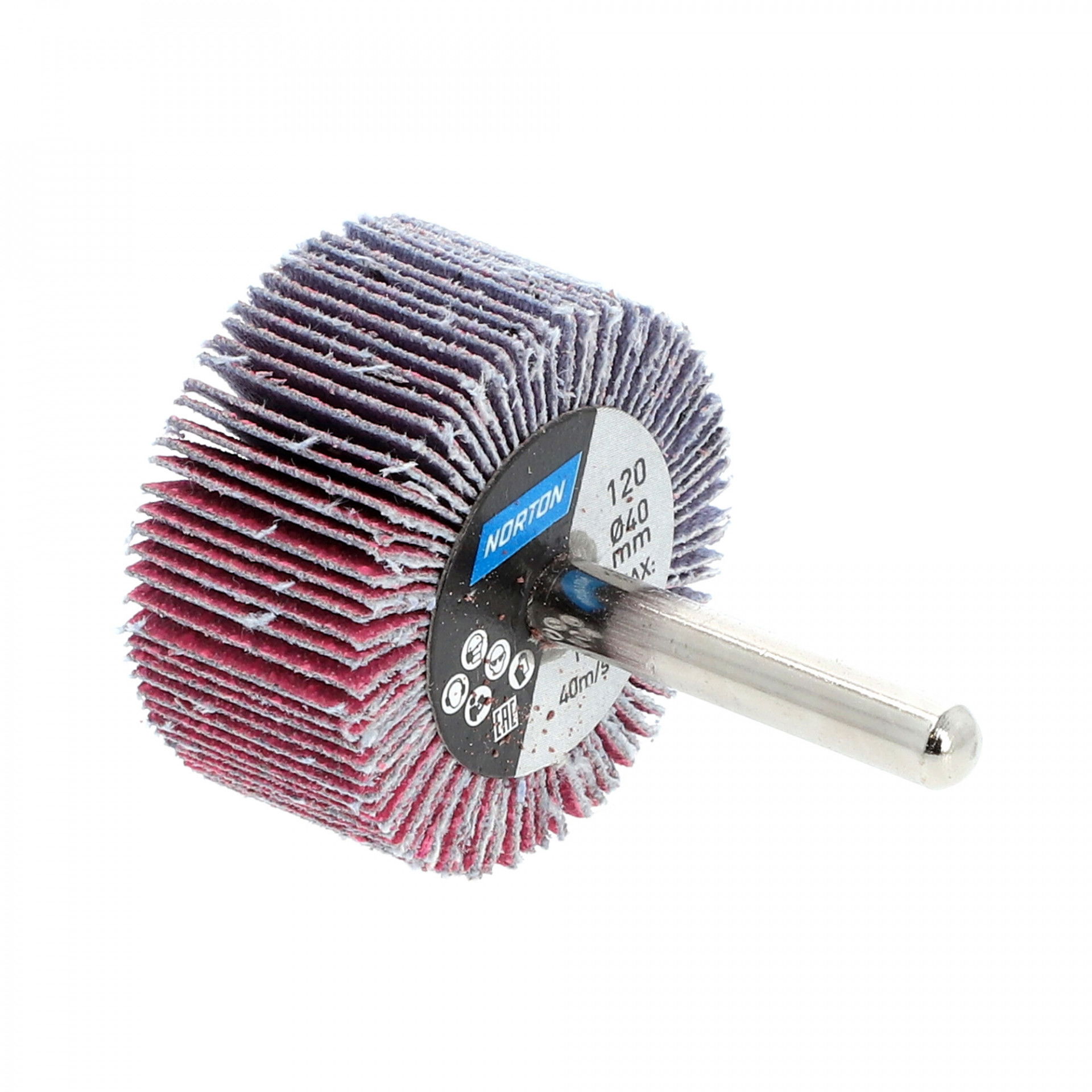 Norton Quantum R928 csapos lamellás csiszolókorong Ø40x20x6mm P120, 10 db/csomag termék fő termékképe