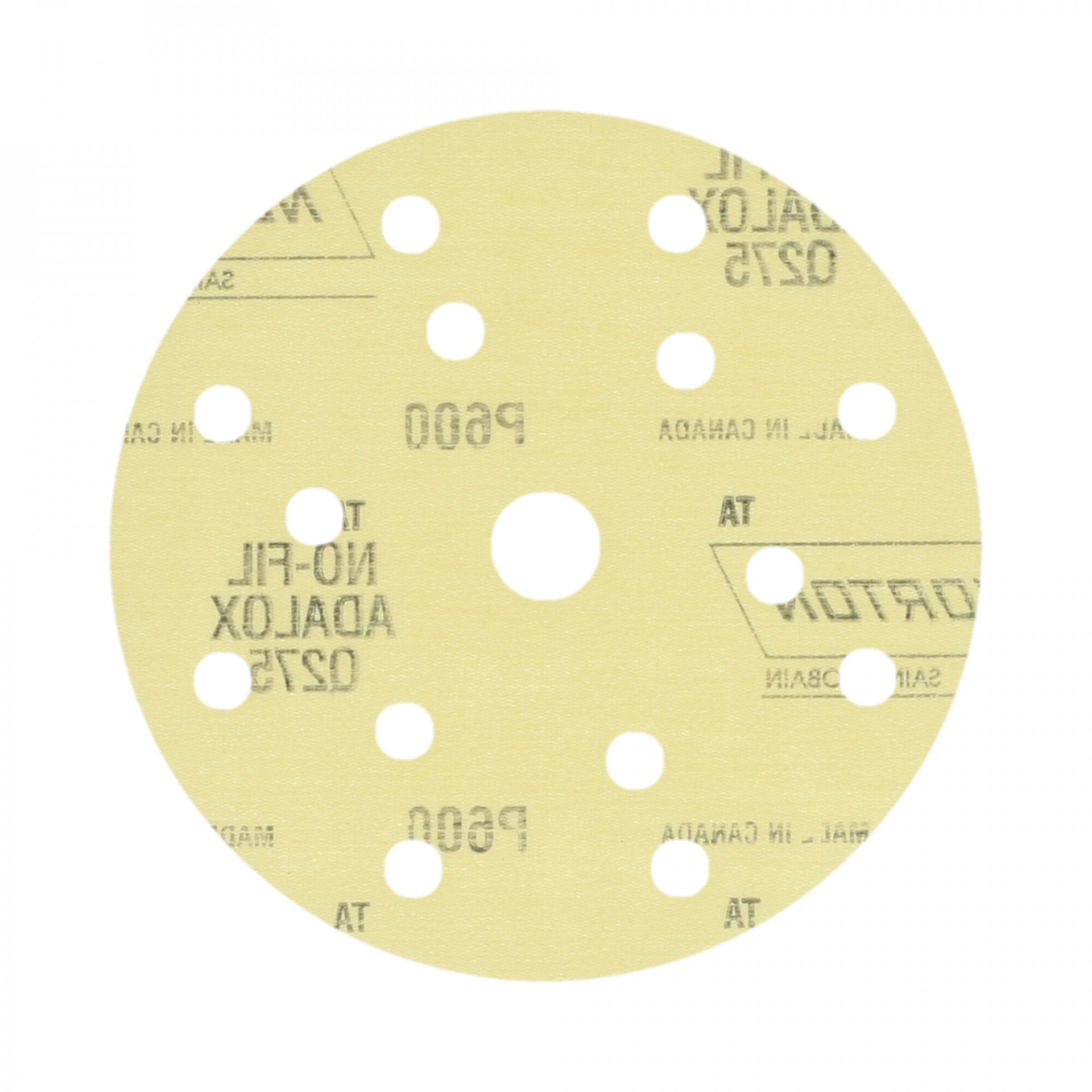 Norton Pro Film Q275 tépőzáras csiszolókorong Ø150 14+1 Lyukas P600, 100 db/csomag termék fő termékképe