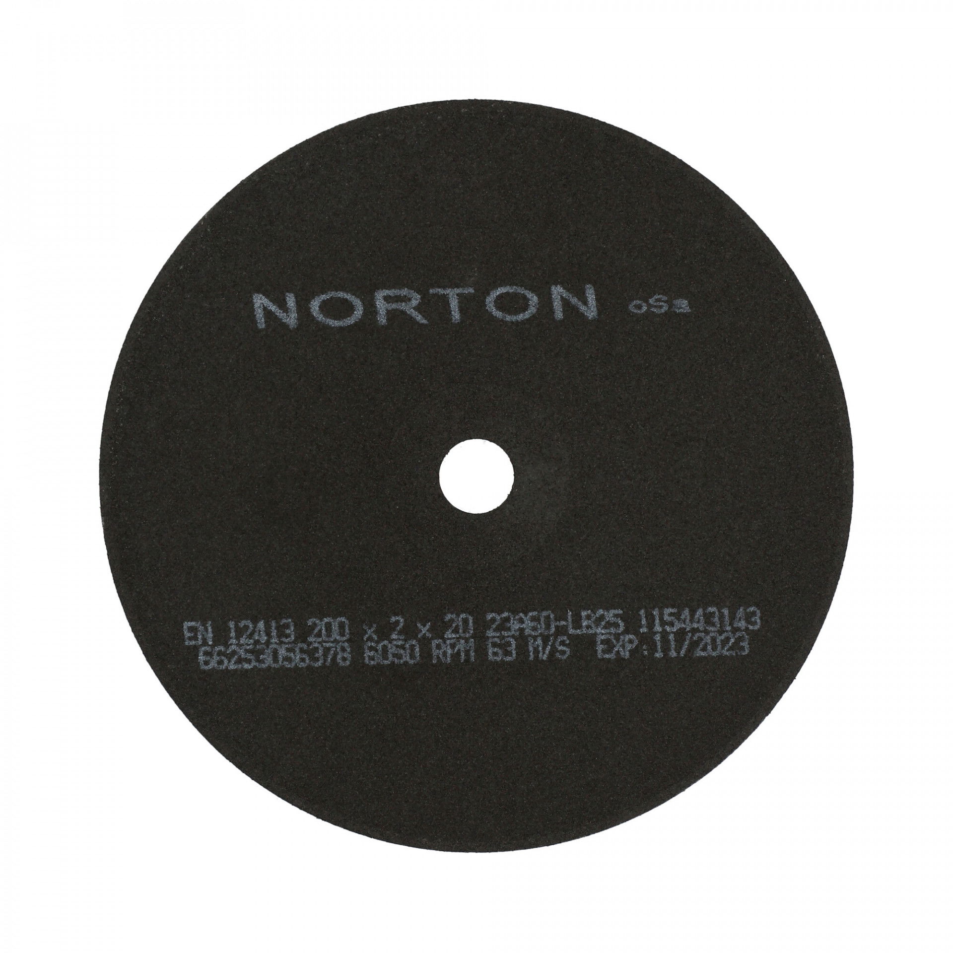 Norton Preciziós gépipari erősítés nélküli vágókorong 200x2x25,4 mm 57A 60 P B25, 25 db/csomag termék fő termékképe