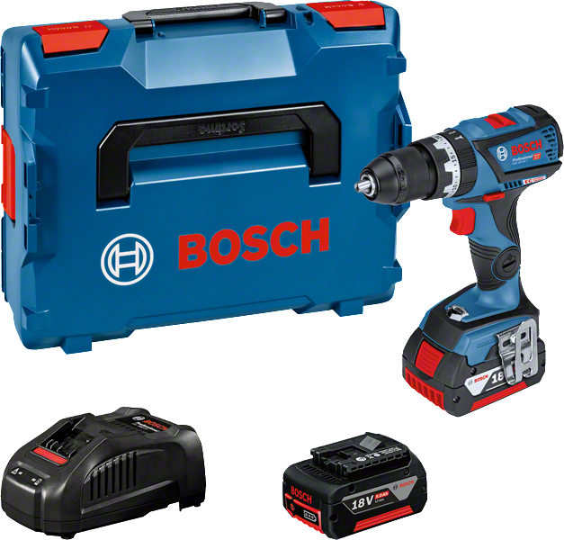 Bosch GSB 18V-60 C akkus szénkefe nélküli ütvefúró-csavarozó (2 x 5.0 Ah Li-ion akkuval, GAL 1880 CV töltővel) termék fő termékképe