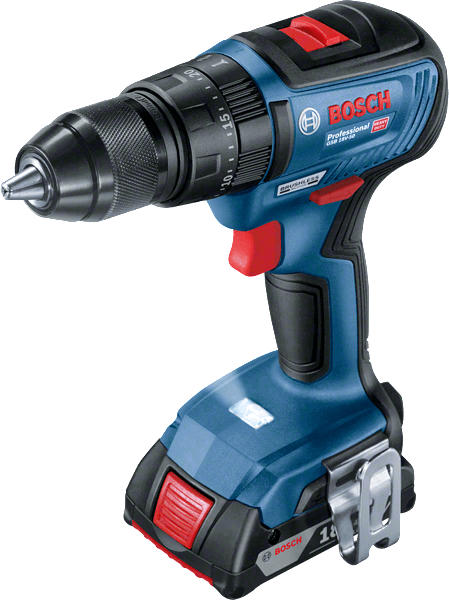 Bosch GSB 18V-50 akkus ütvefúró-csavarozó (2 x 2.0 Ah Li-ion akkuval, GAL 18V-40 töltővel, L-Case kofferben) termék fő termékképe