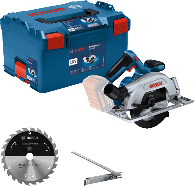 Bosch GKS 185-LI akkus kézi körfűrész (akku és töltő nélkül, L-BOXX-ban) termék fő termékképe